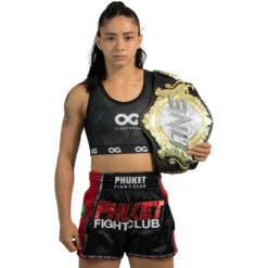OG Fightwear Black Women's Crop Top -Boxing Gear Shop 0000 105 c 3