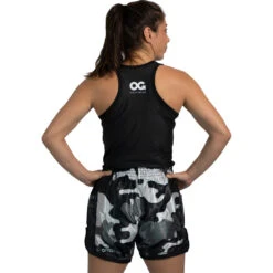 OG Fightwear Black Womens Stretch Singlet -Boxing Gear Shop 0000 108 c 3