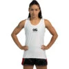OG Fightwear White Womens Stretch Singlet -Boxing Gear Shop 0000 111 c