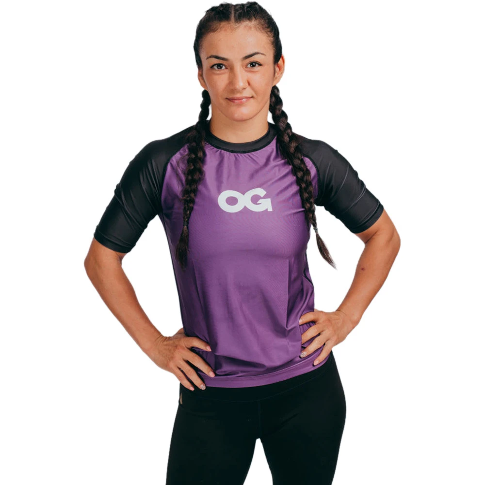 OG Fightwear Purple Unisex Rash Guard 3 OG Fightwear Purple Unisex Rash Guard