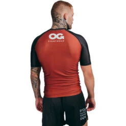 OG Fightwear Brown Unisex Rash Guard -Boxing Gear Shop 0000 31 c 2