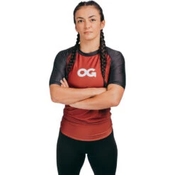OG Fightwear Brown Unisex Rash Guard -Boxing Gear Shop 0000 31 c 3