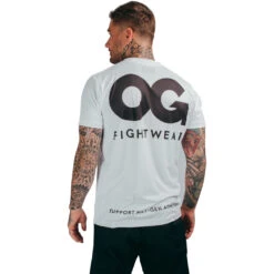 OG Fightwear Performance White Unisex Jersey -Boxing Gear Shop 0000 52 c 2