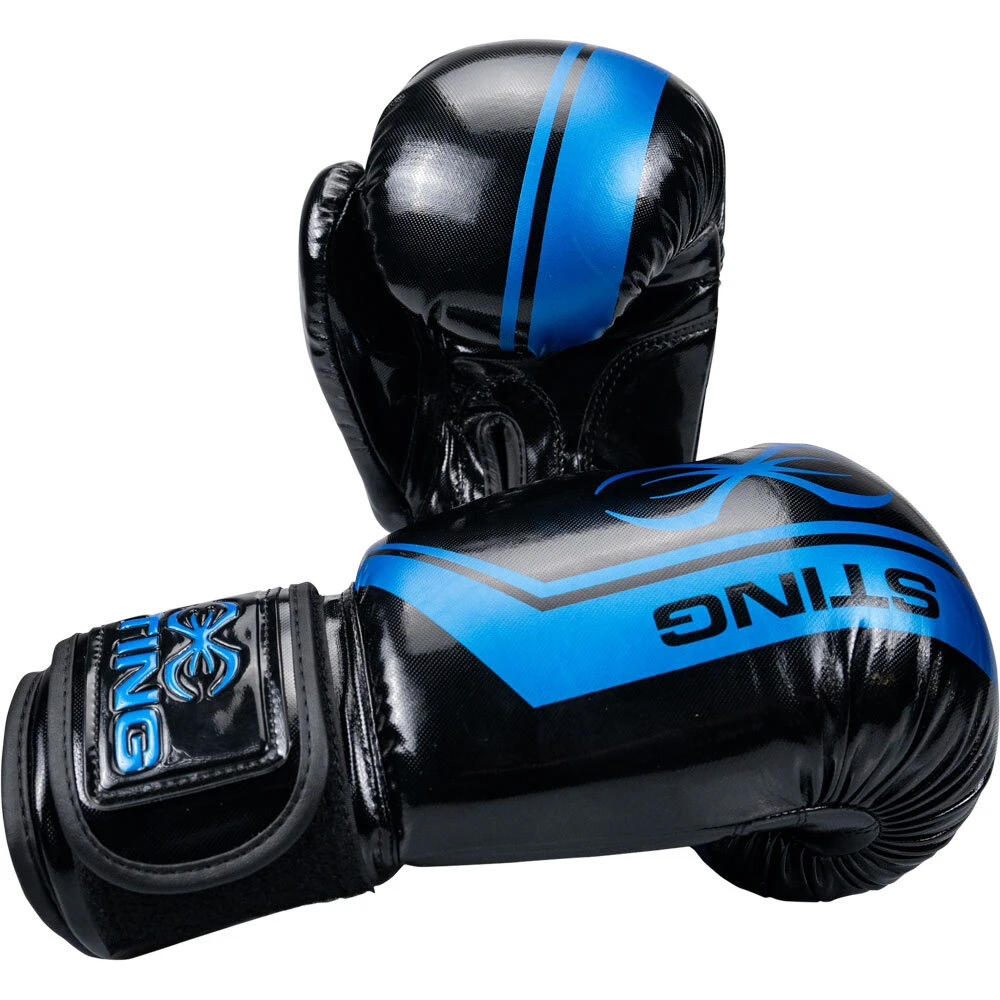 Sting Armalite Black/Blue Boxing Gloves 4 Sting Armalite Black/Blue Boxing Gloves - Image 2
