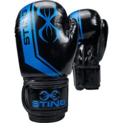 Sting Armalite Black/Blue Boxing Gloves