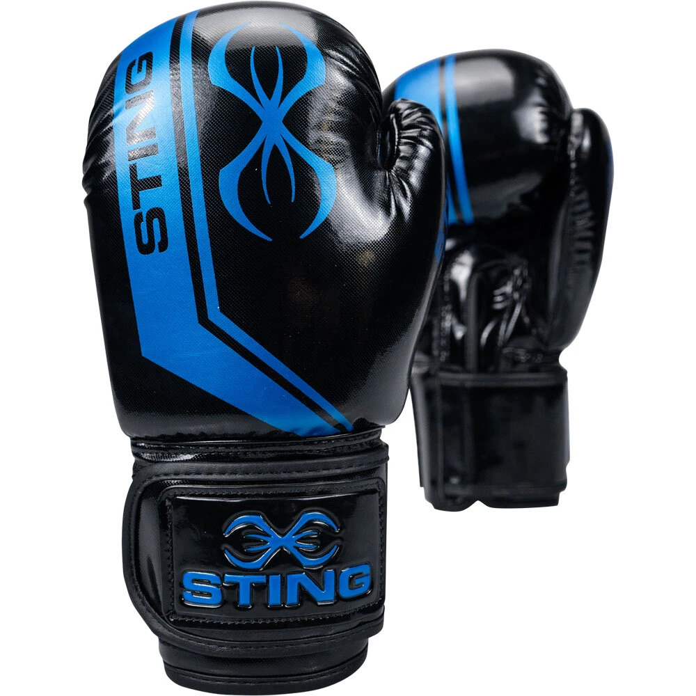 Sting Armalite Black/Blue Boxing Gloves 3 Sting Armalite Black/Blue Boxing Gloves