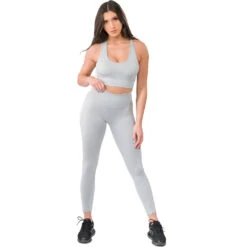Sting Allure Grey Marle Seamless Sports Bra -Boxing Gear Shop 10325 c 2