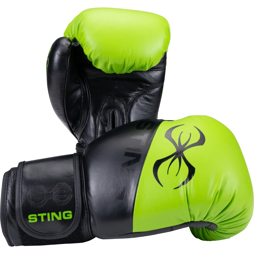 Sting Orion Black/Green Boxing Gloves 4 Sting Orion Black/Green Boxing Gloves - Image 2
