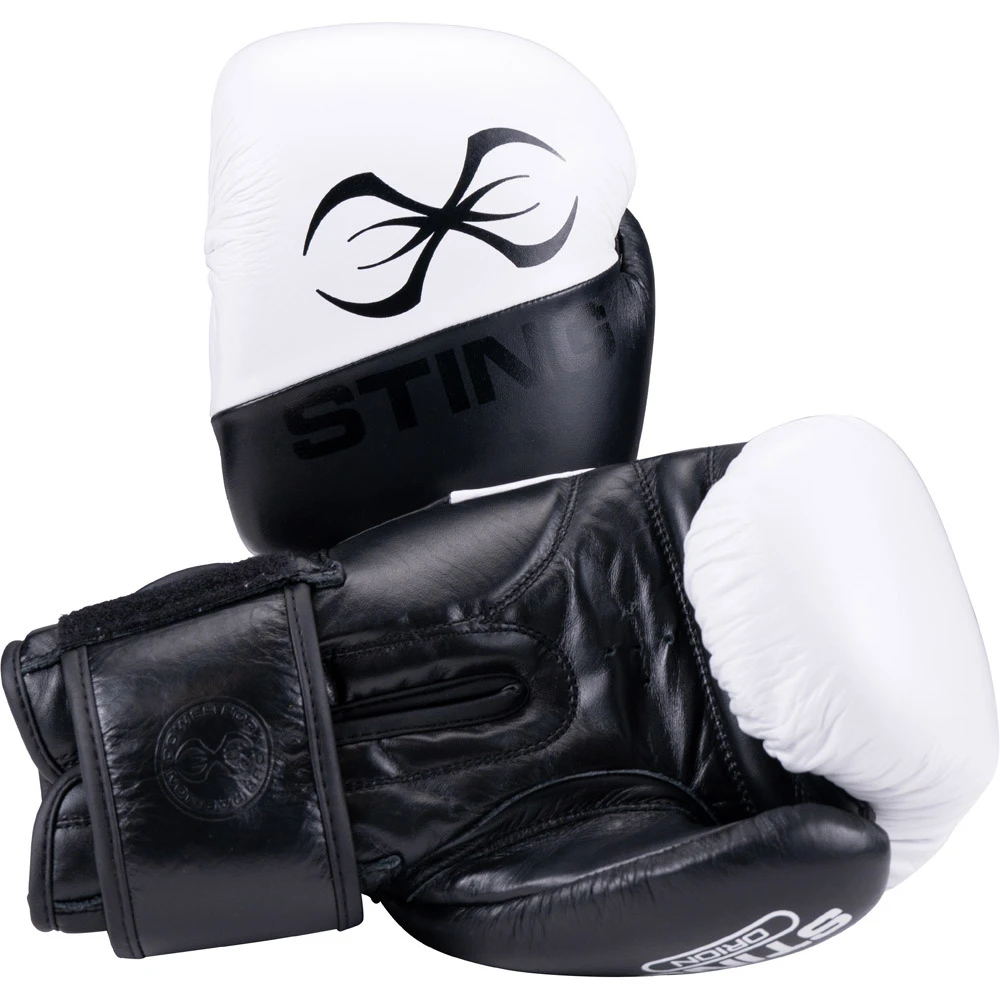 Sting Orion Black/White Boxing Gloves 5 Sting Orion Black/White Boxing Gloves - Image 3