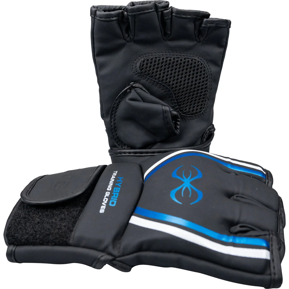 Sting Gel Hybrid Black/Blue MMA Gloves 4 Sting Gel Hybrid Black/Blue MMA Gloves - Image 2