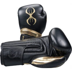 Sting Viper X Black/Gold Velcro Boxing Gloves 7 Sting Viper X Black/Gold Velcro Boxing Gloves -Boxing Gear Shop 1039353 c 2