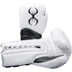 Sting Viper X White/Black/Silver Lace Up Boxing Gloves 7 Sting Viper X White/Black/Silver Lace Up Boxing Gloves -Boxing Gear Shop 1039476 c 2