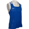 Nike Competition Royal White Boxing Singlet -Boxing Gear Shop 652861 493 c