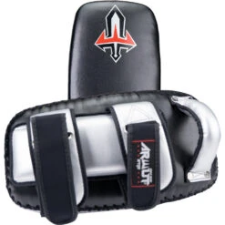 Arwut Fight Gear Protector Black/Silver Thai Kick Pads 9 Arwut Fight Gear Protector Black/Silver Thai Kick Pads -Boxing Gear Shop 6AWKP4MCF BK SV 2