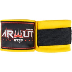 Arwut Fight Gear 4.5m Yellow Handwraps