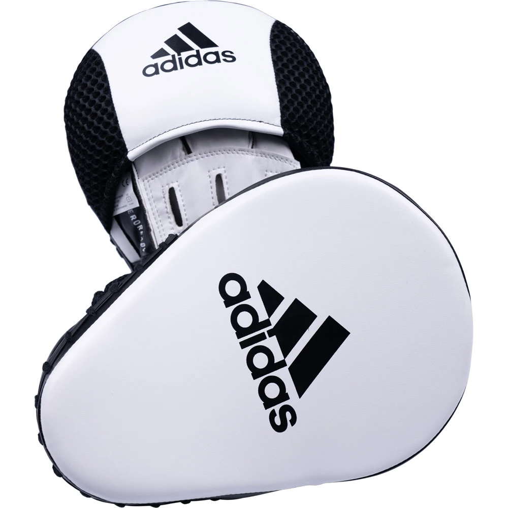 Adidas Hybrid 150 White/Black Focus Mitts 4 Adidas Hybrid 150 White/Black Focus Mitts - Image 2