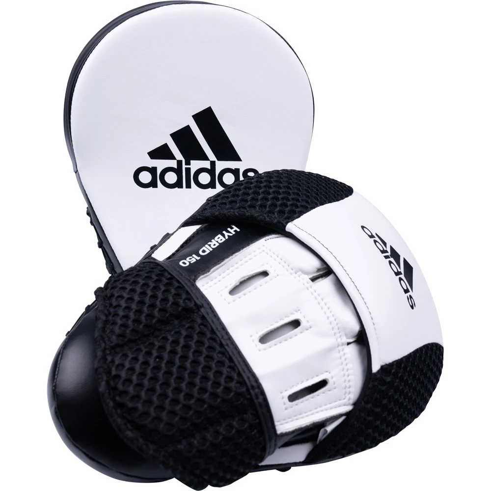 Adidas Hybrid 150 White/Black Focus Mitts 5 Adidas Hybrid 150 White/Black Focus Mitts - Image 3