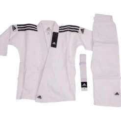 Adidas J350 Black Stripes Judo Kids Uniform -Boxing Gear Shop ADIJ350 c 1