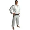 Adidas Slim Fit White Champion II IJF Judo Uniform -Boxing Gear Shop ADIJS IJF c