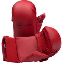 Adidas WKF Approved Red Karate Mitts 8 Adidas WKF Approved Red Karate Mitts -Boxing Gear Shop ADIKTWKRS NT c 2
