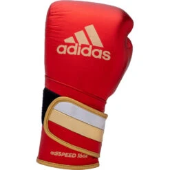 Adidas Adispeed Strap Metallic Red Boxing Gloves