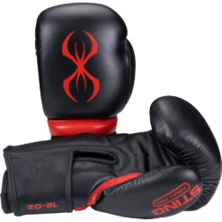 Sting Armapro Black/Red Boxing Gloves -Boxing Gear Shop APBG BLKRD c 2