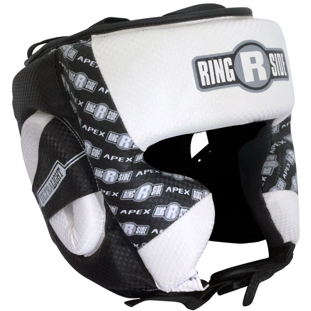 Ringside Apex Training White/Black Head Gear 3 Ringside Apex Training White/Black Head Gear
