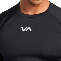 RVCA VA Compression Long Sleeve Black Tee -Boxing Gear Shop AVYKT00266 BLK c 2
