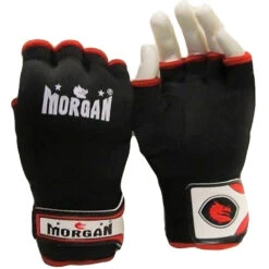 Morgan Sports Elasticated Easy Black Quick Wraps