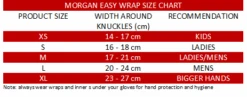 Morgan Sports Elasticated Easy Black Quick Wraps -Boxing Gear Shop BA 7 BLA c