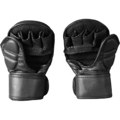 Sanabul Battle Forged 7oz Hybrid Black Sparring Gloves -Boxing Gear Shop BF7OZ BLACK c 2