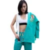 Fluory Koi Fish Womens Green Jiu Jitsu Gi -Boxing Gear Shop BJJF20 c