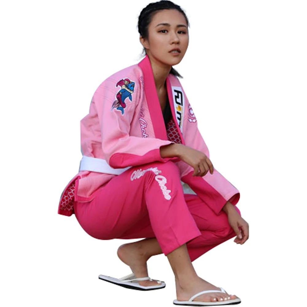 Fluory Mermaid Womens Pink Jiu Jitsu Gi 9 Fluory Mermaid Womens Pink Jiu Jitsu Gi - Image 7