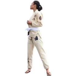 Fluory No Soul Cream Womens Jiu Jitsu Gi -Boxing Gear Shop BJJF25W c 4