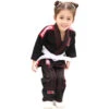 Fluory Courage Kids Black Jiu Jitsu Gi -Boxing Gear Shop BJJF31 c