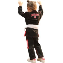 Fluory Courage Kids Black Jiu Jitsu Gi -Boxing Gear Shop BJJF31 c 3