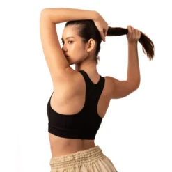 Primo Black Womens Sports Bra -Boxing Gear Shop BRA BLK c 3