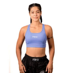 Primo Blue Womens Sports Bra 9 Primo Blue Womens Sports Bra -Boxing Gear Shop BRA BLU c 2