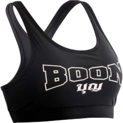 Boon Logo Black Sports Bra 10 Boon Logo Black Sports Bra -Boxing Gear Shop BRAS c 2