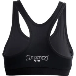 Boon Logo Black Sports Bra 11 Boon Logo Black Sports Bra -Boxing Gear Shop BRAS c 3