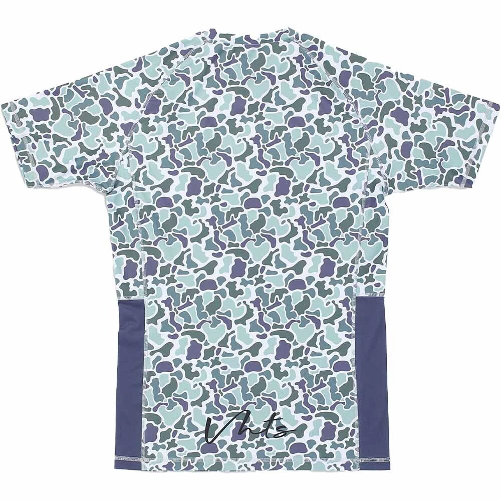 VHTS Camo Series Frog Womens Rash Guard 4 VHTS Camo Series Frog Womens Rash Guard - Image 2