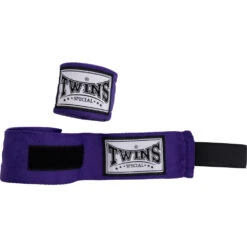 Twins 5m Purple Hand Wraps -Boxing Gear Shop CH1 PUR 3