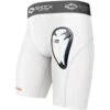 ShockDoctor Core White Compression Shorts &amp; Bio-Flex Cup -Boxing Gear Shop CP221 02 c