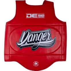 Boxing Gear Shop 25 Danger Red Muay Thai Chest Protector