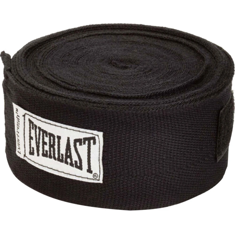 Everlast 180" Black Hand Wraps 3 Everlast 180" Black Hand Wraps
