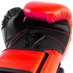 Everlast Powerlock2 Red/Black Training Gloves -Boxing Gear Shop DWEQ141236 RED c 4