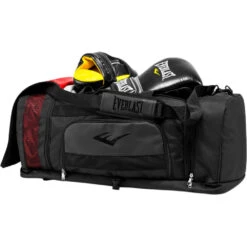 Everlast Contender Hybrid Black Duffel Bag 11 Everlast Contender Hybrid Black Duffel Bag -Boxing Gear Shop DWEQ141309 BLK 2