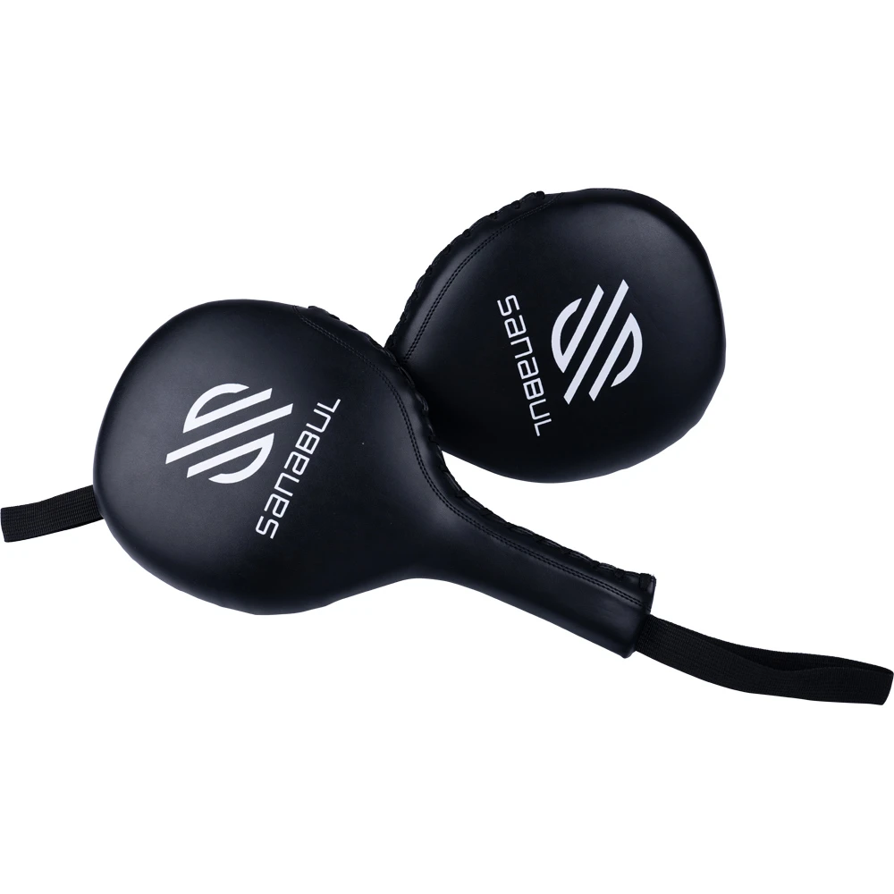 Sanabul Essential Boxing MMA White Punching Paddles 8 Sanabul Essential Boxing MMA White Punching Paddles - Image 6