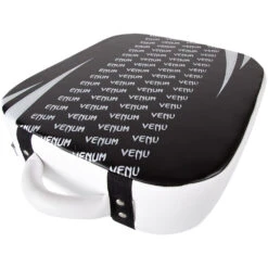 Venum Absolute Black/Ice Leather Square Kick Shield -Boxing Gear Shop EU VENUM 1202 2