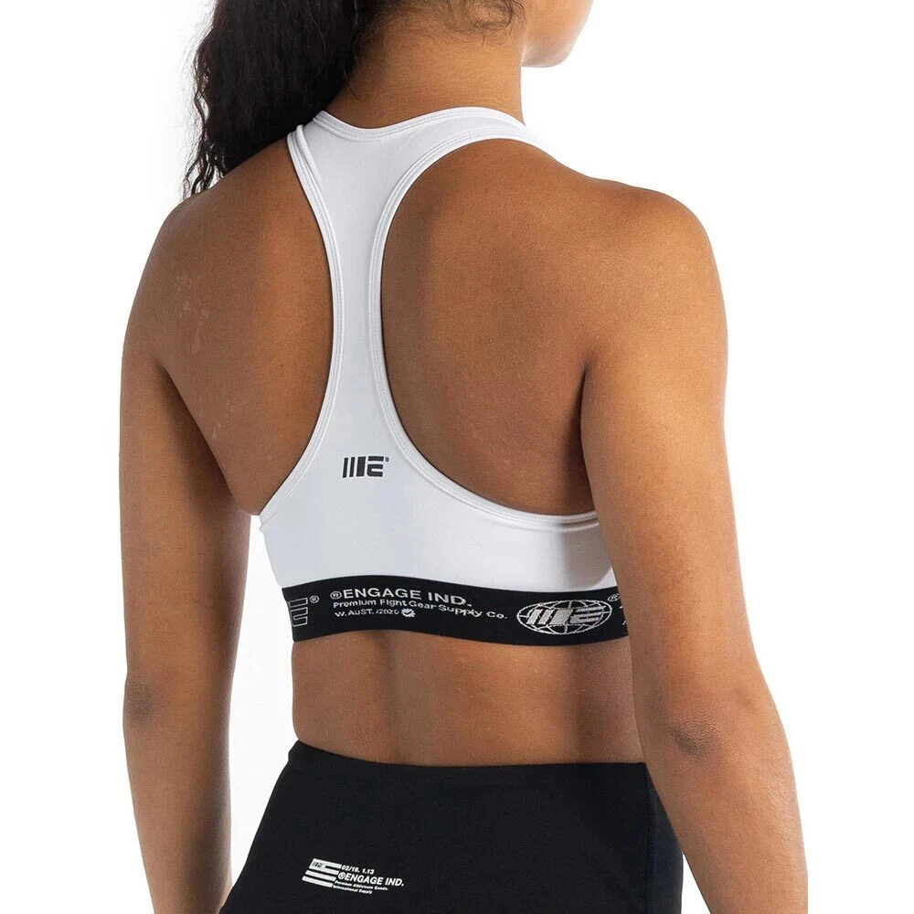 Engage Womens White Sports Bra 8 Engage Womens White Sports Bra - Image 6